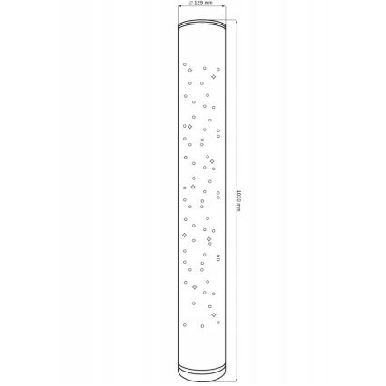 LED RGBW Димируем лампион STELLA LED/12W/230V + дистанционно управление