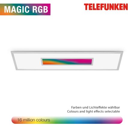 LED RGBW димируем панел LED/20W/230V 3000-6500K 25x100 cm сребрист + дистанционно управление