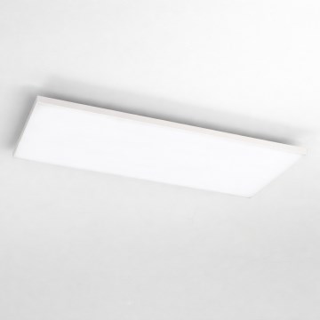 LED RGBW димируем повърхностно монтиран LED/13,5W/230V 3000-6500K 29,5x59,5 cm сребрист + дистанционно управление