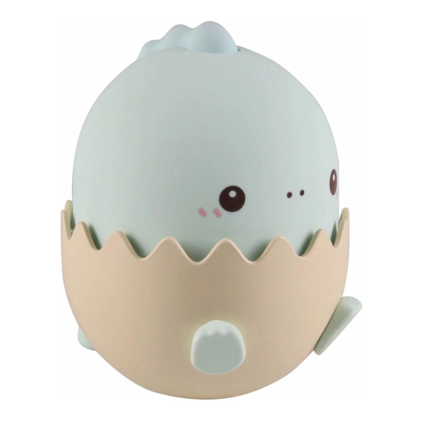 LED RGBW Димируема детски сензорна лампа BABY DINO LED/0,75W/5V USB 1200 mAh син