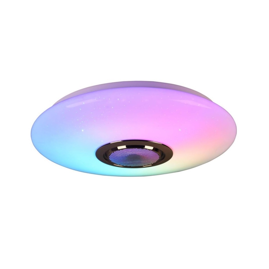 LED RGBW Димируема лампа с тонколона MAGIC MUSIC LED/18W/230V 3000-6500K + дистанционно