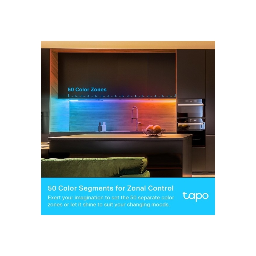 LED RGBW димируема лента 5 m LED/24W/230V Wi-Fi