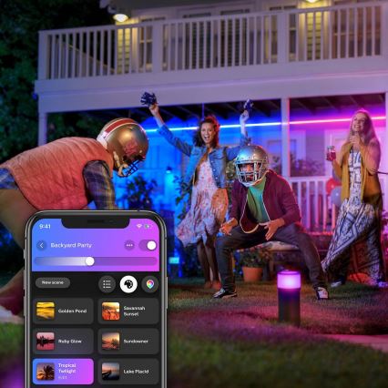 LED RGBW Димируема лента Philips Hue LED/40W 5 м IP67