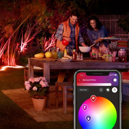 LED RGBW Димируема лента Philips Hue LED/40W 5 м IP67