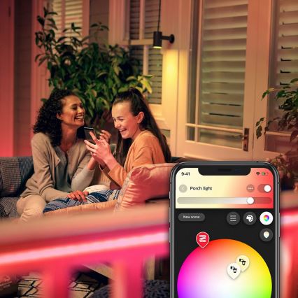 LED RGBW Димируема лента Philips Hue LED/40W 5 м IP67