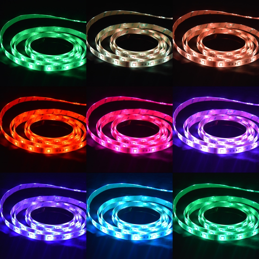 LED RGBW Димируема лента за баня LED/7,5W/12V IP65 3м Wi-Fi Tuya
