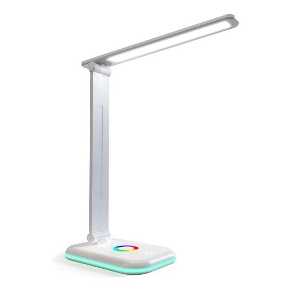 LED RGBW Димируема настолна лампа NOBLITE LED/7W/5V 3000/4000/6500K бял