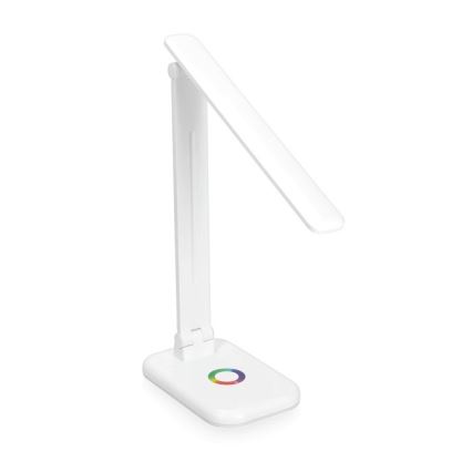 LED RGBW Димируема настолна лампа NOBLITE LED/7W/5V 3000/4000/6500K бял