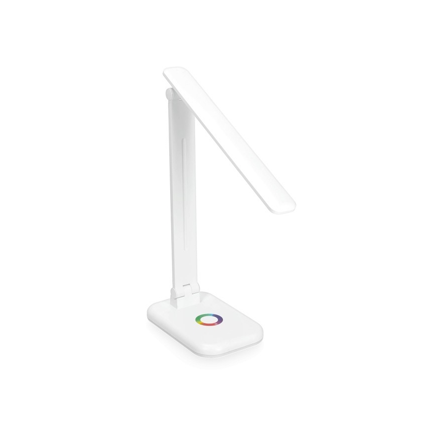 LED RGBW Димируема настолна лампа NOBLITE LED/7W/5V 3000/4000/6500K бял
