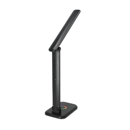 LED RGBW Димируема настолна лампа NOBLITE LED/7W/5V 3000/4000/6500K черен