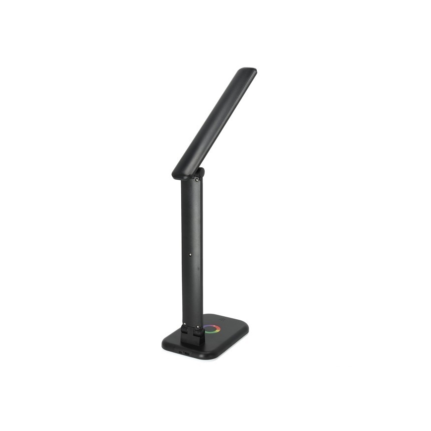LED RGBW Димируема настолна лампа NOBLITE LED/7W/5V 3000/4000/6500K черен