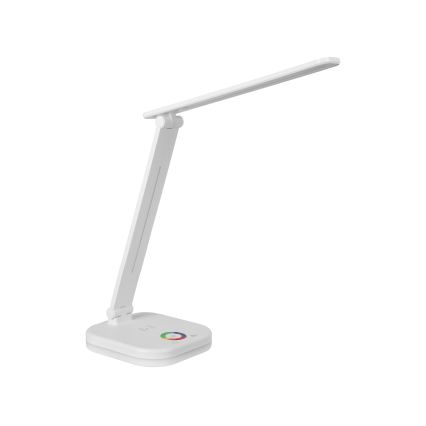 LED RGBW димируема настолна лампа с безжично зареждане LED/7W/5V USB бяла