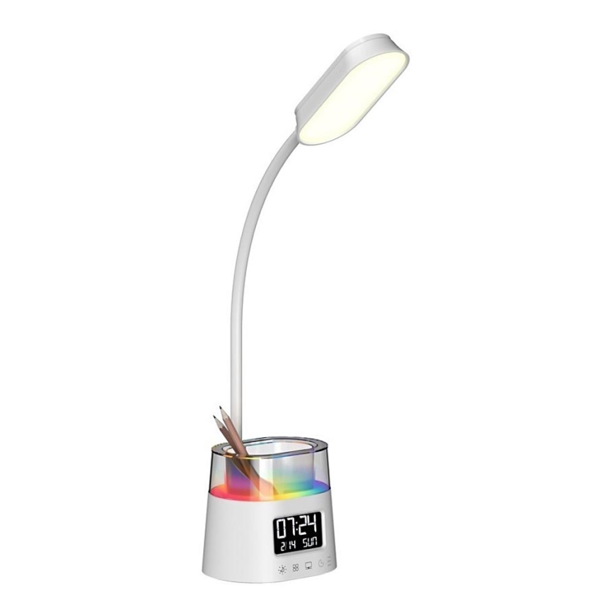 LED RGBW Димируема настолна лампа с моливник FALCON LED/10W/5V