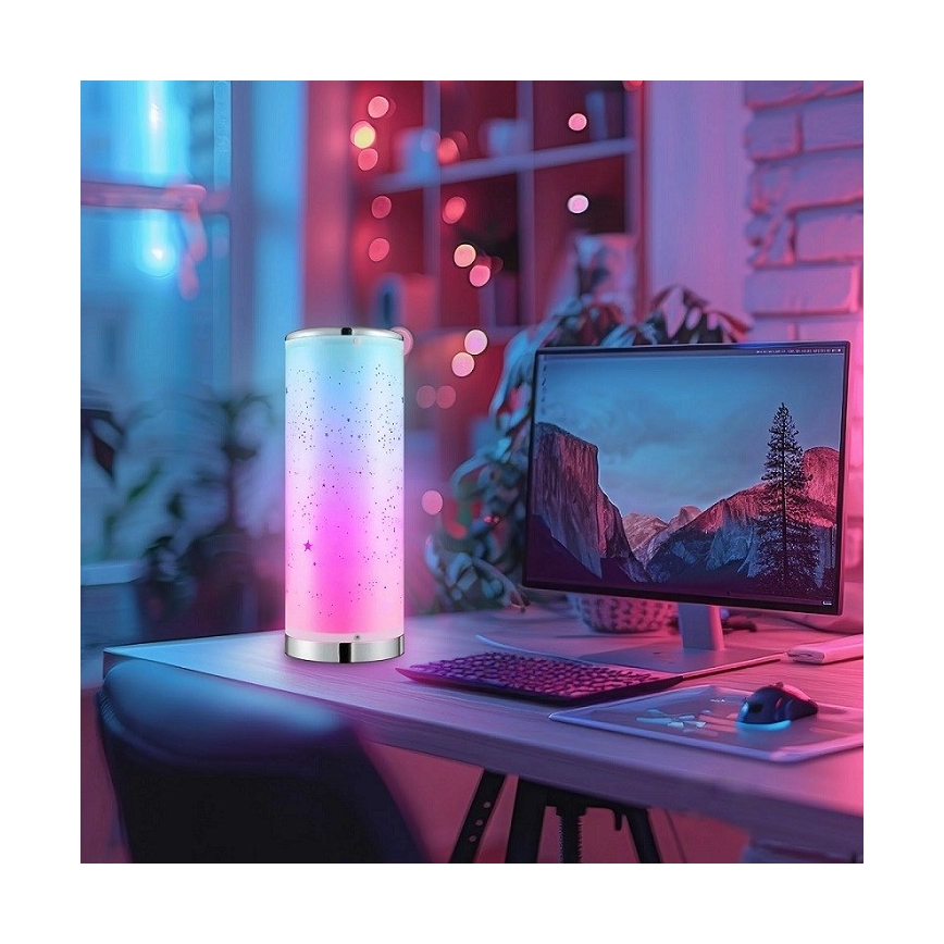 LED RGBW Димируема настолна лампа STELLA MINI LED/5W/5V + дистанционно управление