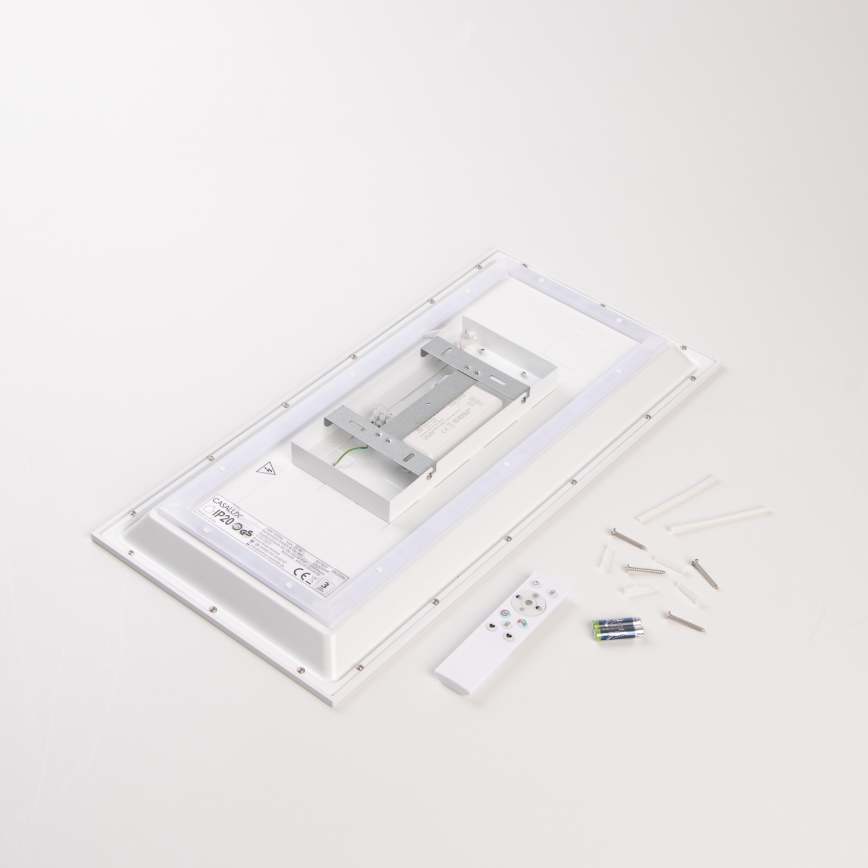 LED RGBW димируем повърхностно монтиран панел LED/22W/230V 2700-6500K 29,5x59,5 cm + дистанционно управление
