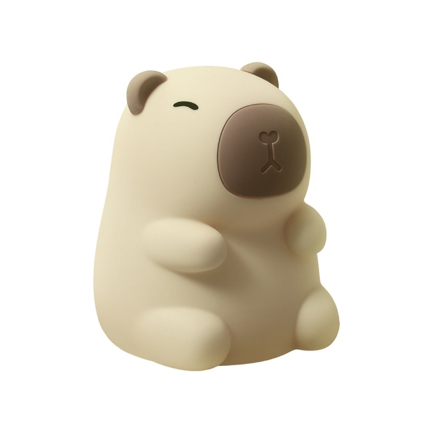 LED RGBW димируема презареждаема сензорна детска нощна лампа KAPYBARA LED/0,45W/5V 800 mAh