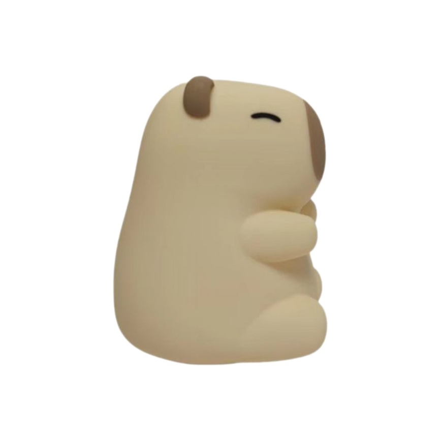 LED RGBW димируема презареждаема сензорна детска нощна лампа KAPYBARA LED/0,45W/5V 800 mAh