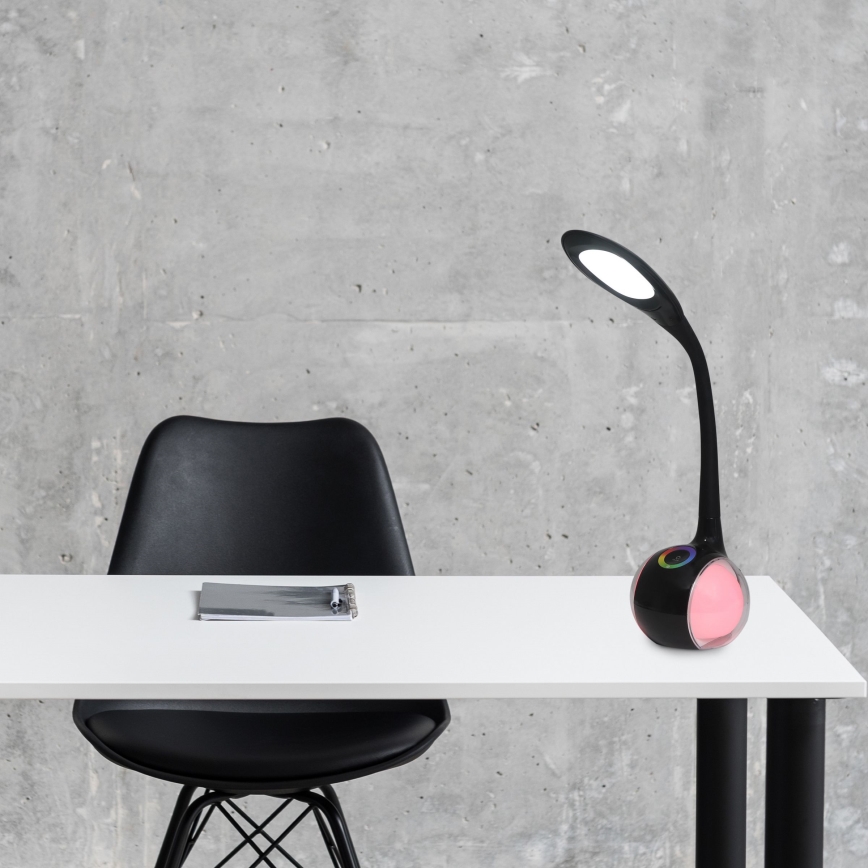 LED RGBW Димируема сензорна настолна лампа COSMOS LED/6,5W/230V черен