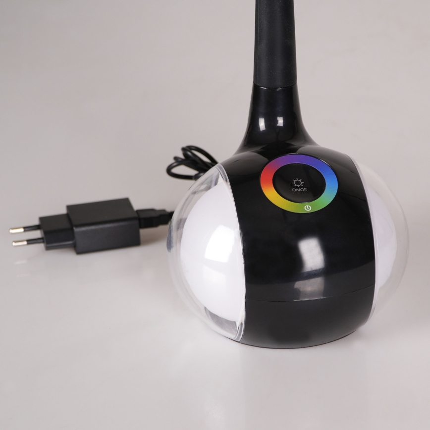 LED RGBW Димируема сензорна настолна лампа COSMOS LED/6,5W/230V черен
