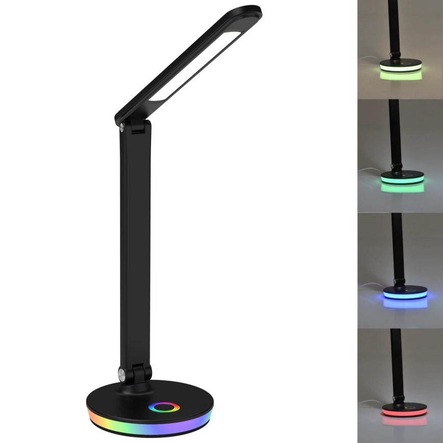 LED RGBW Димируема сензорна настолна лампа NEPTUN LED/7W/230V черен