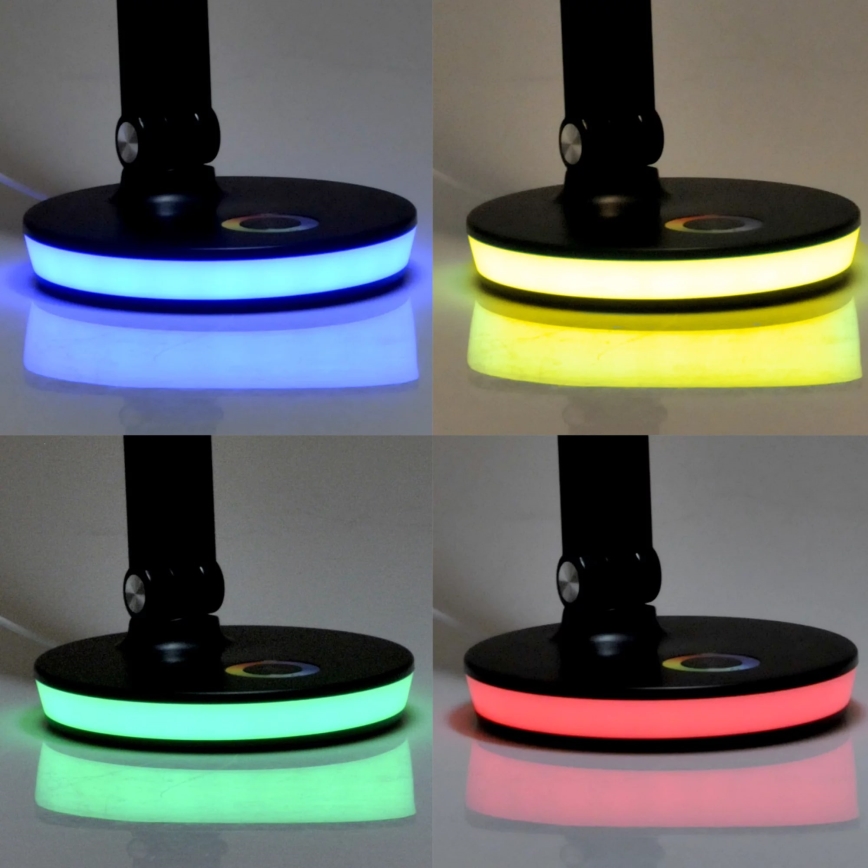 LED RGBW Димируема сензорна настолна лампа NEPTUN LED/7W/230V черен