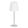 LED RGBW димируема сензорна външна настолна лампа LUCIA LED/2W/5V 1800/2700/6500K 3600 mAh IP44 бежова
