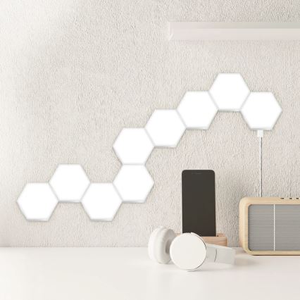 К-кт 9x LED RGBW Димируема стенна декоративна лампа MAYA LED/1W/230V + дистанционно управление
