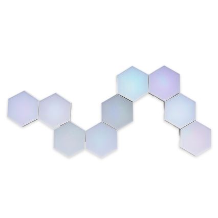 К-кт 9x LED RGBW Димируема стенна декоративна лампа MAYA LED/1W/230V + дистанционно управление