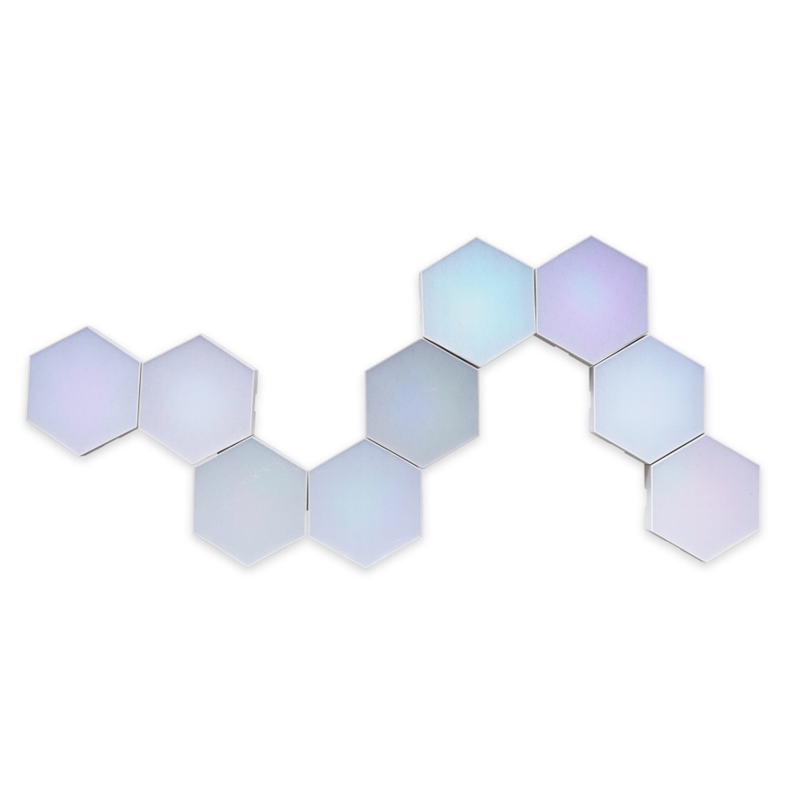 К-кт 9x LED RGBW Димируема стенна декоративна лампа MAYA LED/1W/230V + дистанционно управление