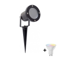 LED RGBW димируема външна лампа BLAKE 1xGU10/4,8W/230V IP65 + дистанционно управление