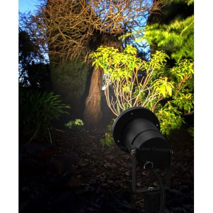 LED RGBW димируема външна лампа BLAKE 1xGU10/6W/230V IP65 + дистанционно управление