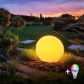 LED RGBW димируема външна лампа GLOBO 1xE27/9W/230V 2700-6500K Ø 30 см IP44 Wi-Fi
