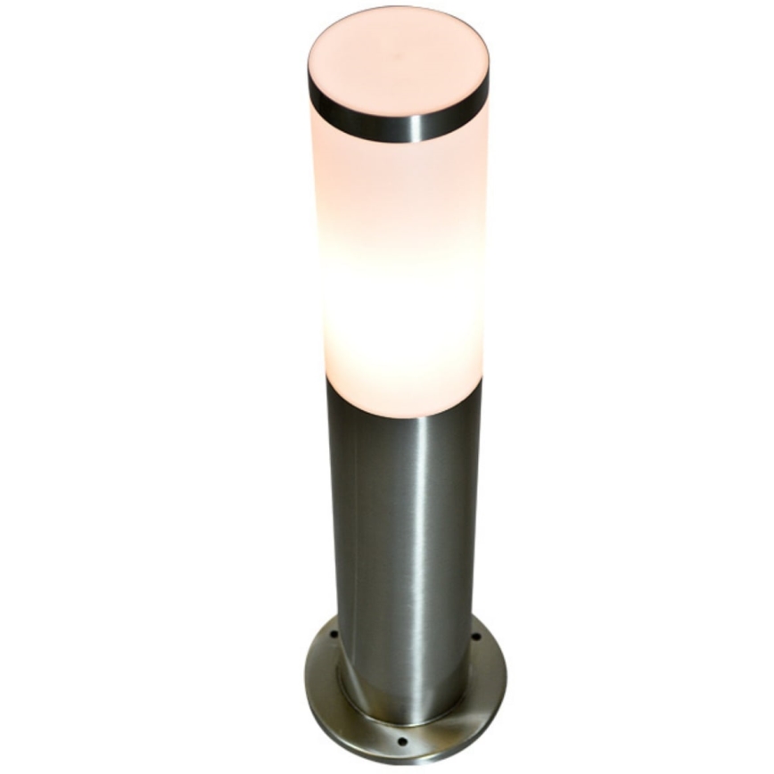LED RGBW димируема външна лампа LIVIA 1xE27/6,5W/230V 2700–6500K Wi-Fi 45 cm IP44 сребриста
