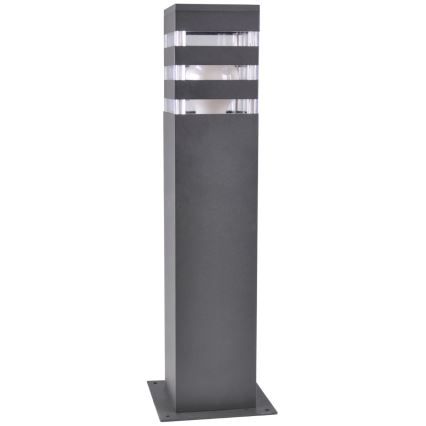LED RGBW димируема външна лампа TEKSAS 1xE27/9W/230V 2700-6500K Wi-Fi 44 cm IP44 антрацит