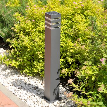 LED RGBW димируема външна лампа TEKSAS 1xE27/9W/230V 2700-6500K Wi-Fi 74 cm IP44 антрацит