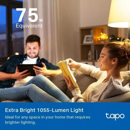 LED RGBW димируема крушка MATTER A60 E27/8,6W/230V 2500-6500K Wi-Fi - TP-Link