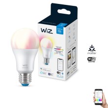 LED RGBW Димируема крушка A60 E27/8W/230V 2200-6500K CRI 90 Wi-Fi -WiZ