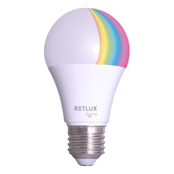 LED RGBW Димируема крушка A60 E27/9W/230V 2700-6500K Wi-Fi Tuya