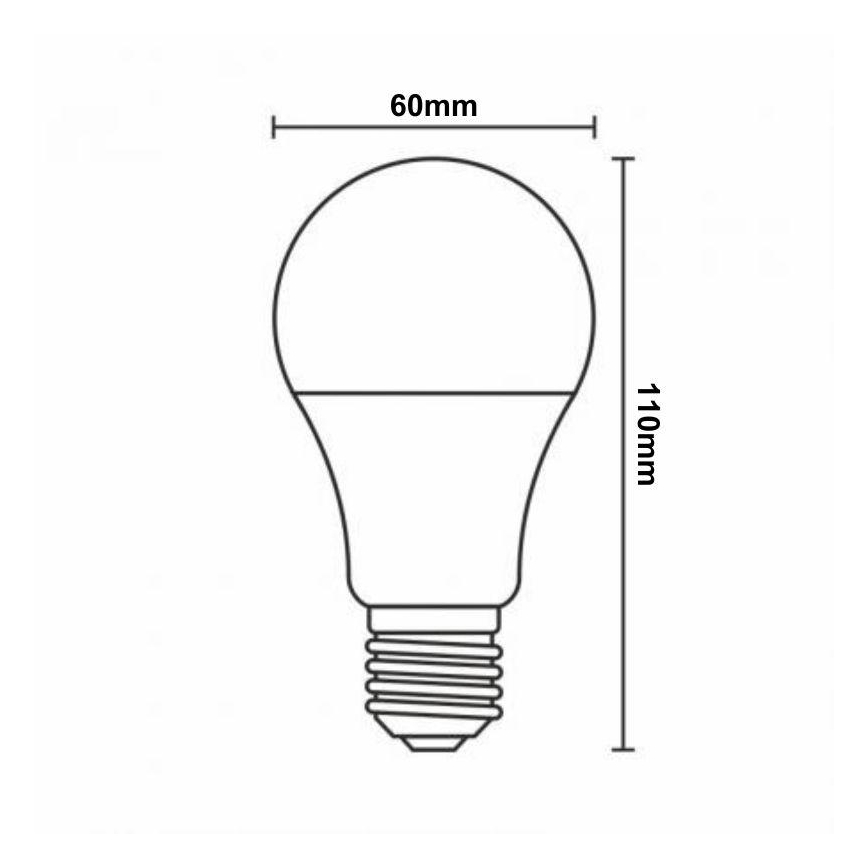 LED RGBW Димируема крушка A60 E27/9W/230V 2700-6500K Wi-Fi Tuya