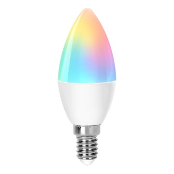 LED RGBW Димируема крушка C37 E14/4,9W/230V 2700-6500K - Aigostar