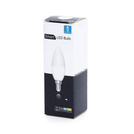 LED RGBW Димируема крушка C37 E14/5W/230V 3000-6500K Wi-Fi - Aigostar