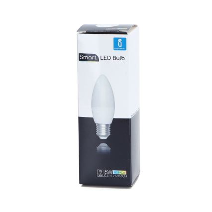 LED RGBW Димируема крушка C37 E27/5W/230V 3000-6500K Wi-Fi - Aigostar