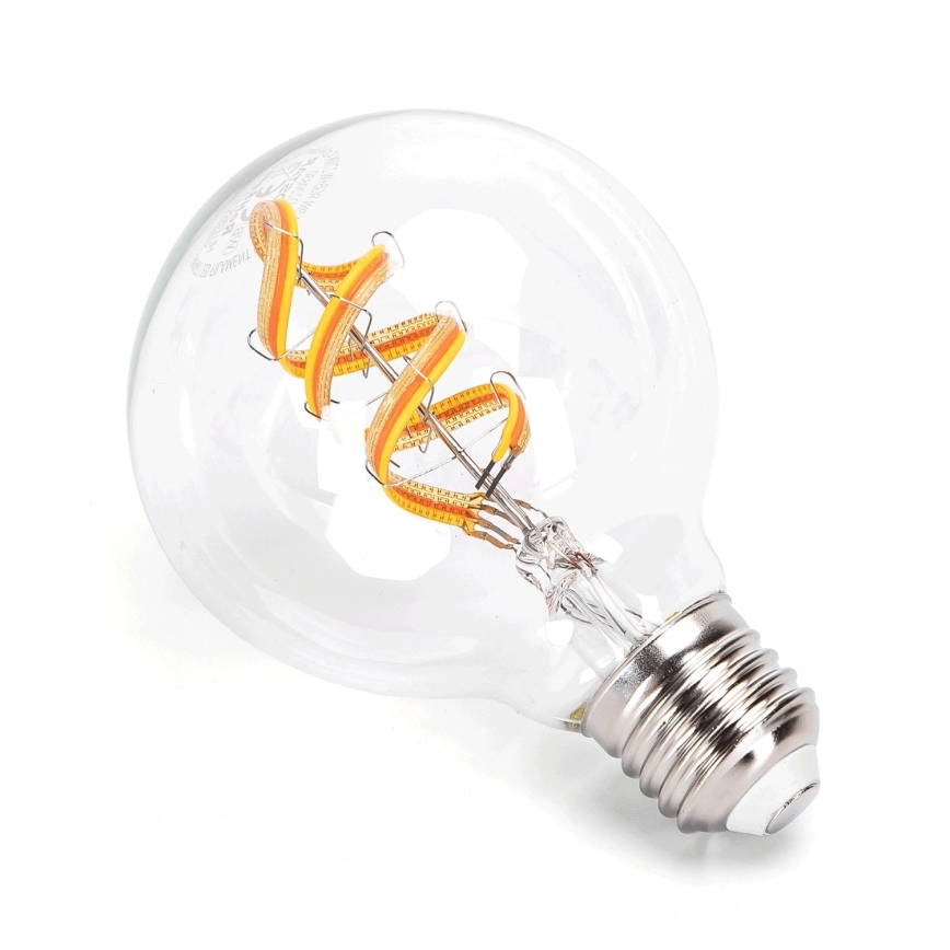 LED RGBW Димируема крушка FILAMENT G80 E27/4,9W/230V 2700K Wi-Fi - Aigostar