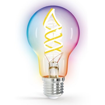 LED RGBW Димируема крушка FILAMENT MESH Интелигентен A60 E27/4,9W/230V 2700K - Aigostar