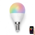 LED RGBW Димируема крушка G45 E14/7W/230V 3000-6500K Wi-Fi - Aigostar