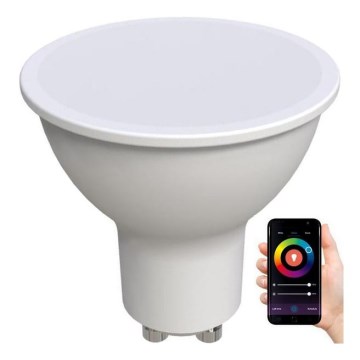 LED RGBW Димируема крушка GU10/4,5W/230V 2700-6500K Wi-Fi Tuya