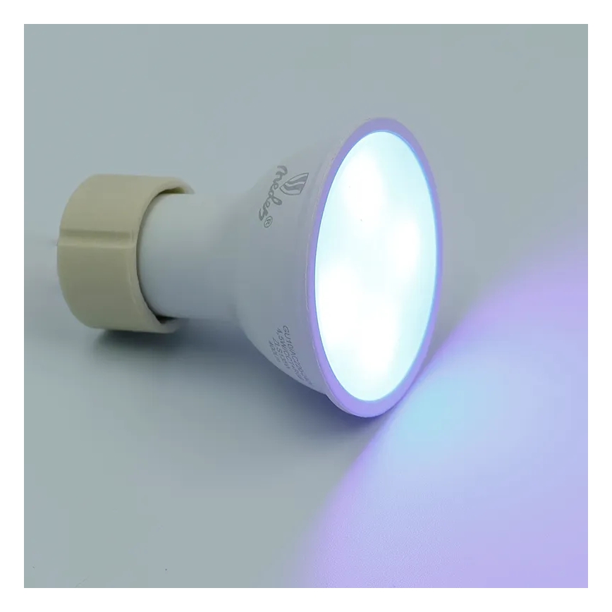 LED RGBW Димируема крушка GU10/4,5W/230V 2700-6500K Wi-Fi Tuya