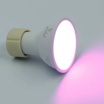 LED RGBW Димируема крушка GU10/4,5W/230V 2700-6500K Wi-Fi Tuya