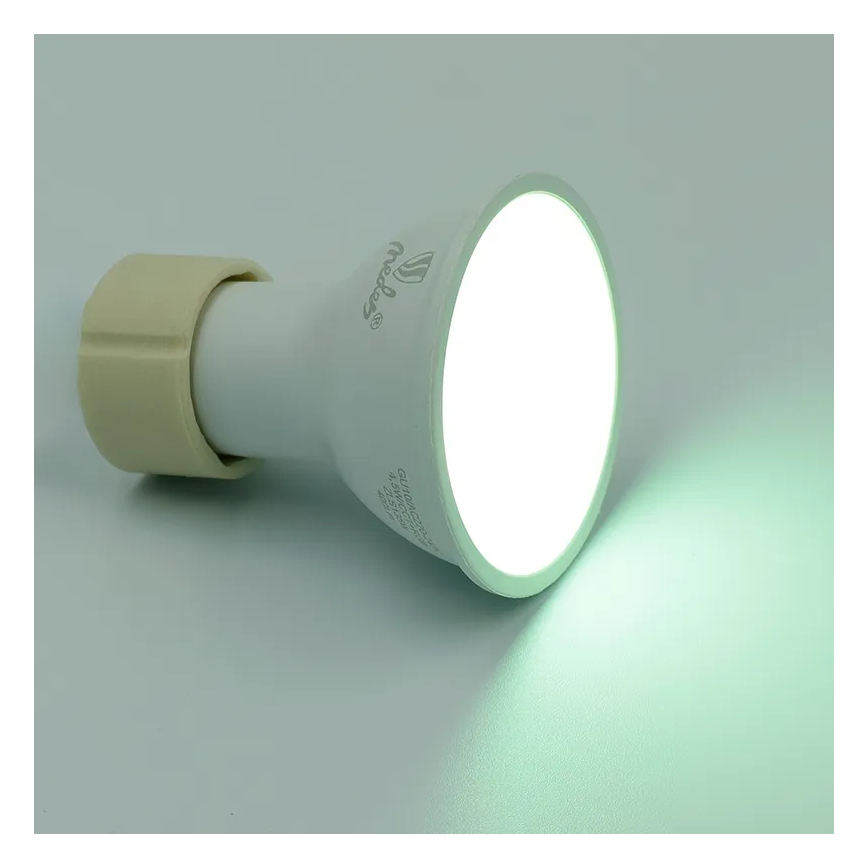 LED RGBW Димируема крушка GU10/4,5W/230V 2700-6500K Wi-Fi Tuya