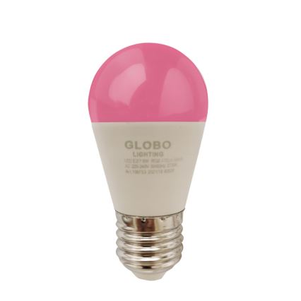 LED RGBW Димируема крушка E27/6W/230V 3000K + дистанционно управление - Globo